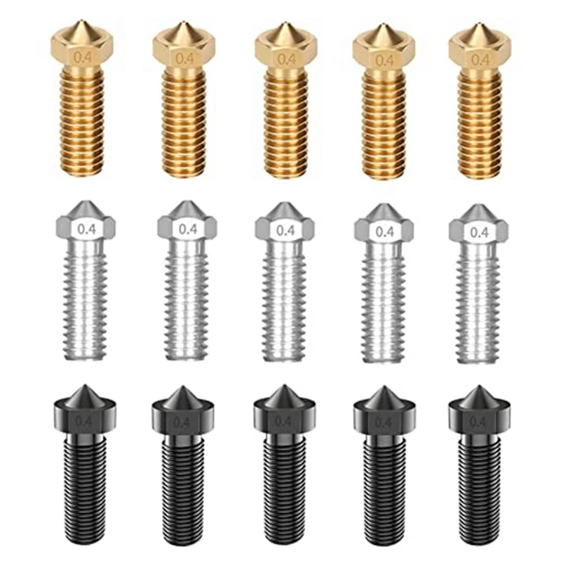 Nozzles Kit Nozzles For Anycubic Vyper, 3D Printer Parts Hardened Steel/Stainless Steel/Brass 0.4Mm
Nozzles Kit Nozzles For Anycubic Vyper, 3D Printer Parts Hardened Steel/Stainless Steel/Brass 0.4Mm