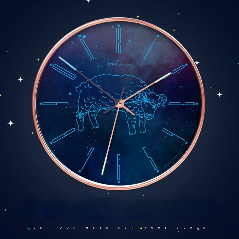 Constellation Luminous Wall Clock Free Punching Mute Living Room Home Modern Minimalist Creative Clocks
Constellation Luminous Wall Clock Free Punching Mute Living Room Home Modern Minimalist Creative Clocks