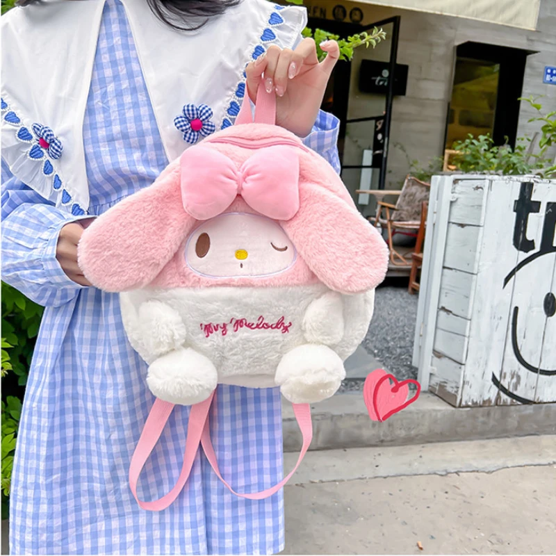2023 New Plush Backpack Sanrio Kuromi My Melody Cartoon Large Capacity Shoulders Cute Student Plush Girl Bag Pochacco
2023 New Plush Backpack Sanrio Kuromi My Melody Cartoon Large Capacity Shoulders Cute Student Plush Girl Bag Pochacco