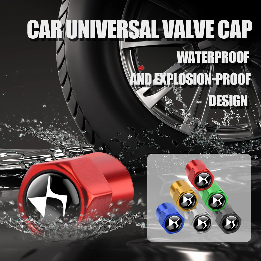 4PCS Tire Valve Caps Car Motorcycle Theftproof Aluminum Wheel Tyre Stem Air Valve Cover for Citroen DS Emblem Auto Accessories
4PCS Tire Valve Caps Car Motorcycle Theftproof Aluminum Wheel Tyre Stem Air Valve Cover for Citroen DS Emblem Auto Accessories