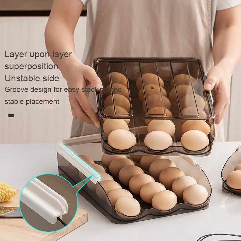 Plastic Refrigerator Anti-Drop Egg Box Support Stackable Kitchen Accessories Fresh-Keeping Fruit Storage Container
Plastic Refrigerator Anti-Drop Egg Box Support Stackable Kitchen Accessories Fresh-Keeping Fruit Storage Container