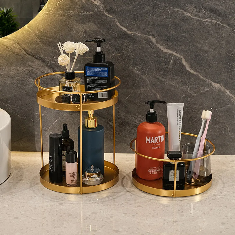 Table Cylindrical Double-layer Shelf Metal Storage Rack Golden Home Decoration Bathroom Shelf Toilet Kitchen Storage Organizer
Table Cylindrical Double-layer Shelf Metal Storage Rack Golden Home Decoration Bathroom Shelf Toilet Kitchen Storage Organizer