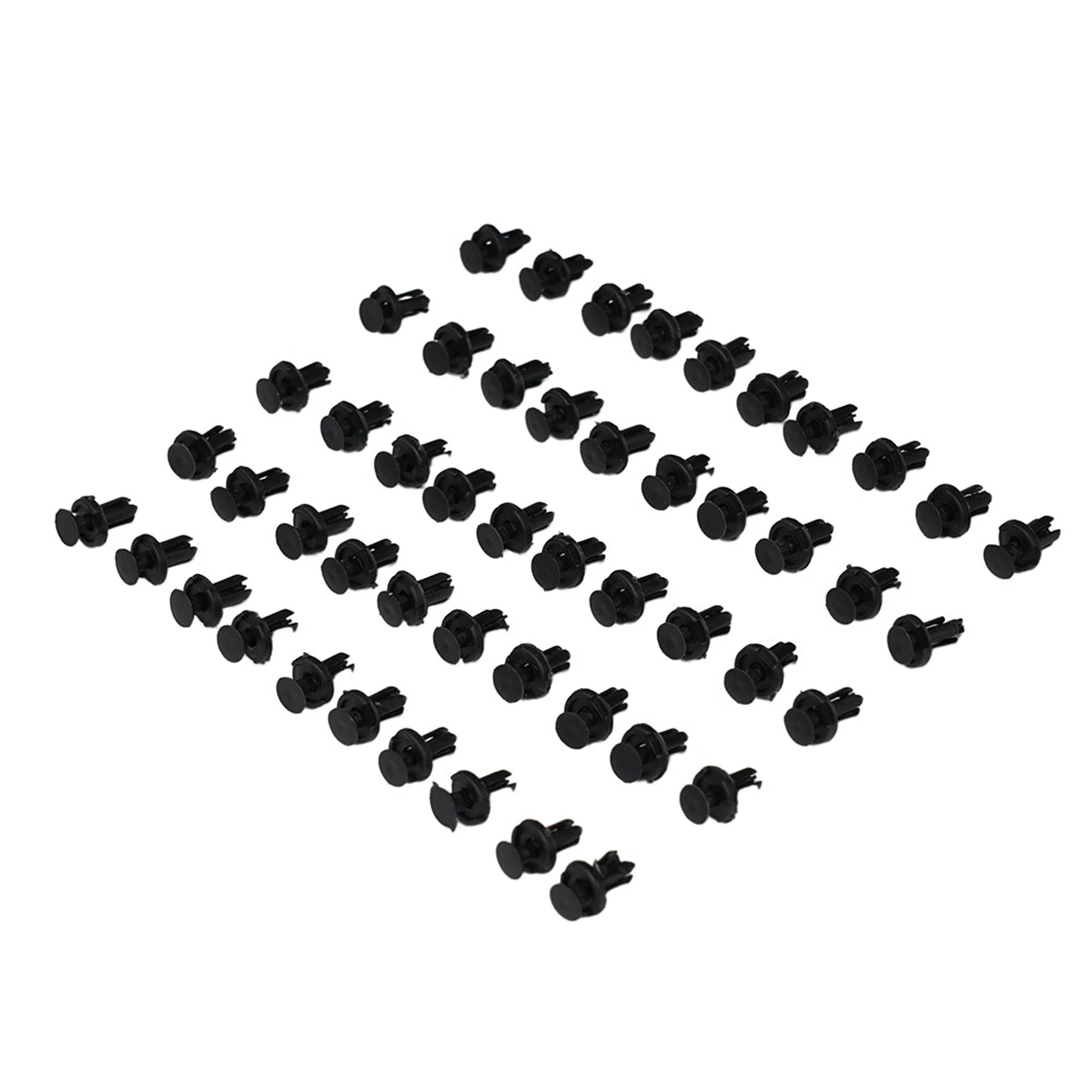 50Front Bumper Clip Push Retainer Black Nylon Fits 5mm Head Diameter 10mm Stem Length 10mm Hole For Lexus For Toyota 90467-05170
50Front Bumper Clip Push Retainer Black Nylon Fits 5mm Head Diameter 10mm Stem Length 10mm Hole For Lexus For Toyota 90467-05170