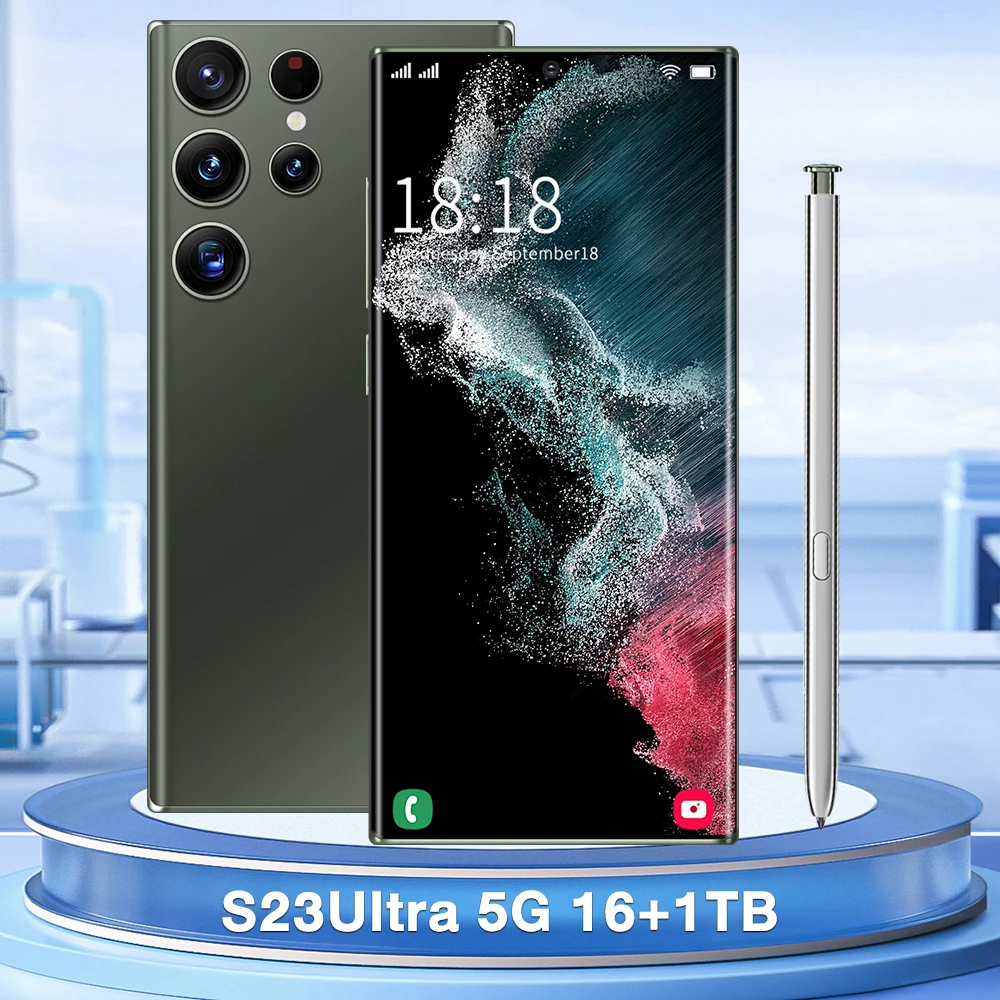 30BIG S23 ультра-смартфоны 7,3 дюймов HD + Infinity-O экран 16 Гб + 1 ТБ памяти Cellphnes 6800 мАч 32 + 64 Мп Android 12 Nano SIM
30BIG S23 ультра-смартфоны 7,3 дюймов HD + Infinity-O экран 16 Гб + 1 ТБ памяти Cellphnes 6800 мАч 32 + 64 Мп Android 12 Nano SIM