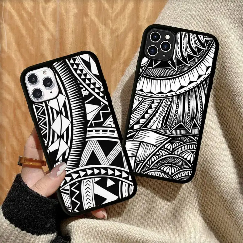 Maori Tribal Samoan Polynesian Phone Case Silicone PC+TPU Case for iPhone 11 12 13 Pro Max 8 7 6 Plus X SE XR Hard Fundas
Maori Tribal Samoan Polynesian Phone Case Silicone PC+TPU Case for iPhone 11 12 13 Pro Max 8 7 6 Plus X SE XR Hard Fundas