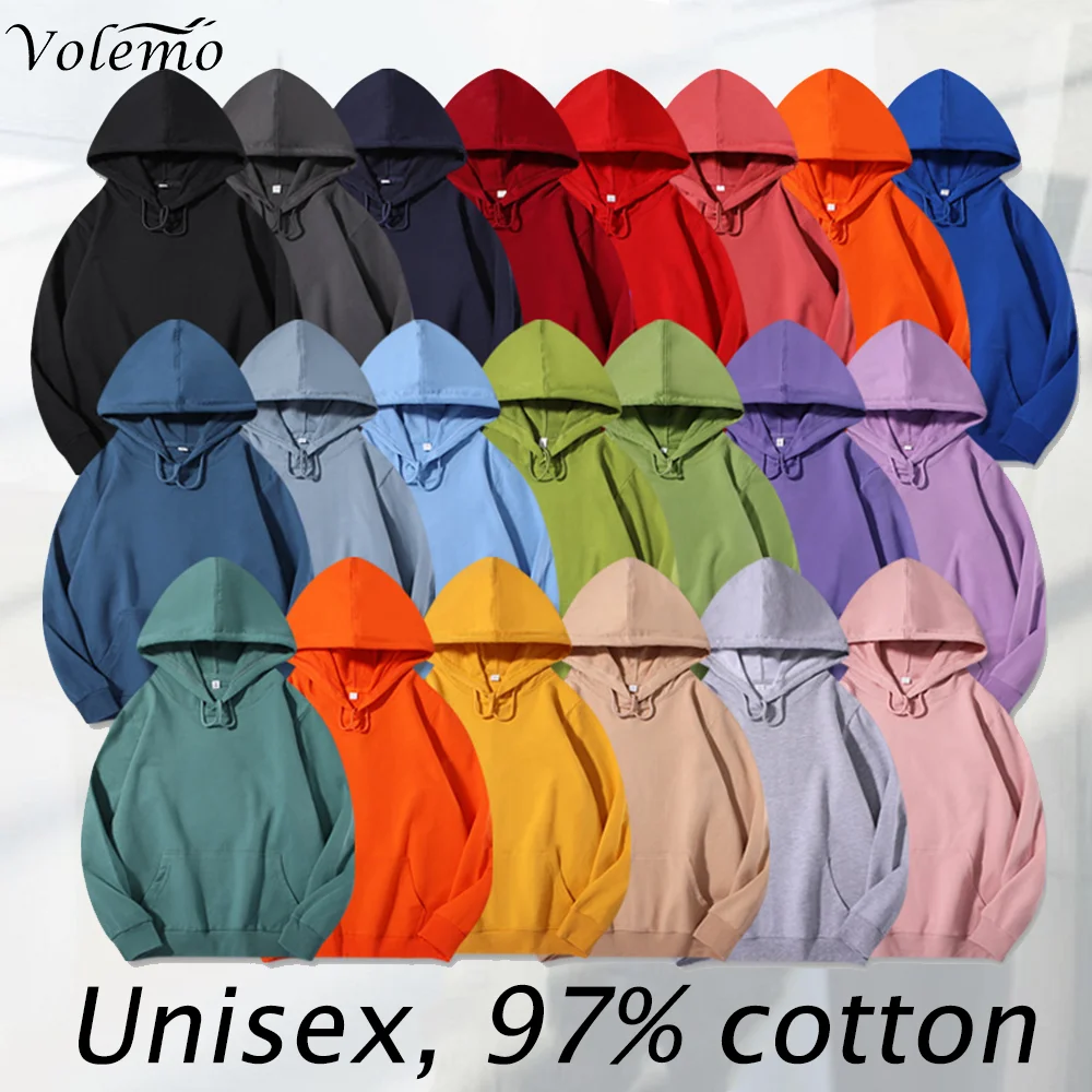 Volemo 2022 Autumn Winter Plus Size Women Solid Color Long Sleeve Cotton Hoodie Pullover Sweatshirt Female Hooded Sweater Tops
Volemo 2022 Autumn Winter Plus Size Women Solid Color Long Sleeve Cotton Hoodie Pullover Sweatshirt Female Hooded Sweater Tops