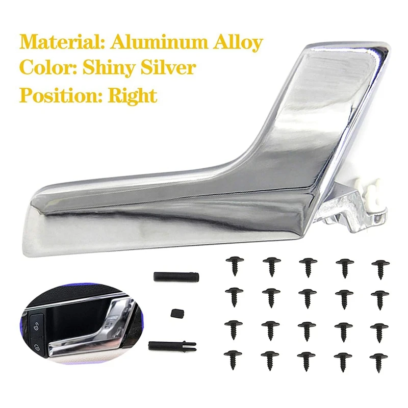 Interior Door Handle Repair Kit Right For Mercedes-Benz X204 GLK-Class W204 C-Class Plastic Shiny Silver 2047202663
Interior Door Handle Repair Kit Right For Mercedes-Benz X204 GLK-Class W204 C-Class Plastic Shiny Silver 2047202663