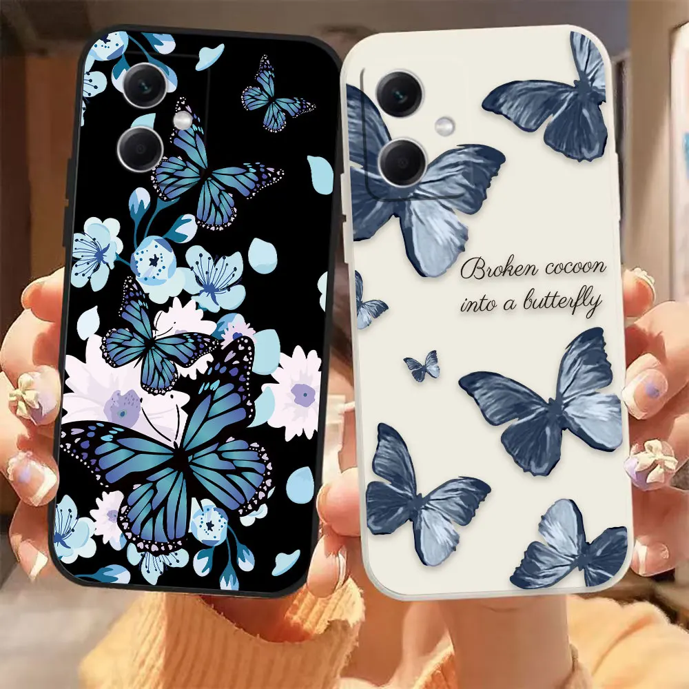 Beautiful Purple Butterfly Phone Case For Redmi Note 12 11 11T 11R 11E 11S 10 9 9S 8 7 7S PRO PLUS 4G 5G Colour Liquid Case Capa
Beautiful Purple Butterfly Phone Case For Redmi Note 12 11 11T 11R 11E 11S 10 9 9S 8 7 7S PRO PLUS 4G 5G Colour Liquid Case Capa
