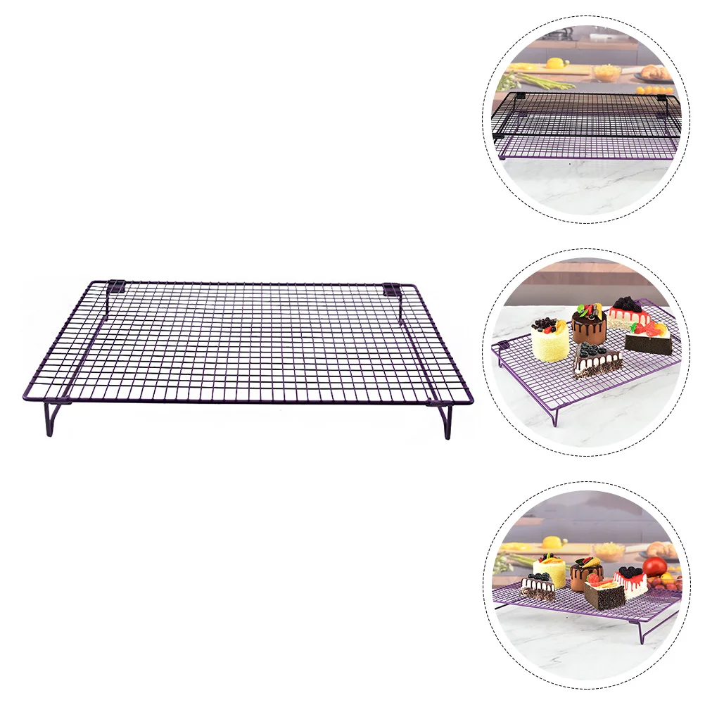 Rack Design Cooling Rack Nonstick Cake Cooling Rack Kitchen Tool for Outdoors Kitchen
Rack Design Cooling Rack Nonstick Cake Cooling Rack Kitchen Tool for Outdoors Kitchen