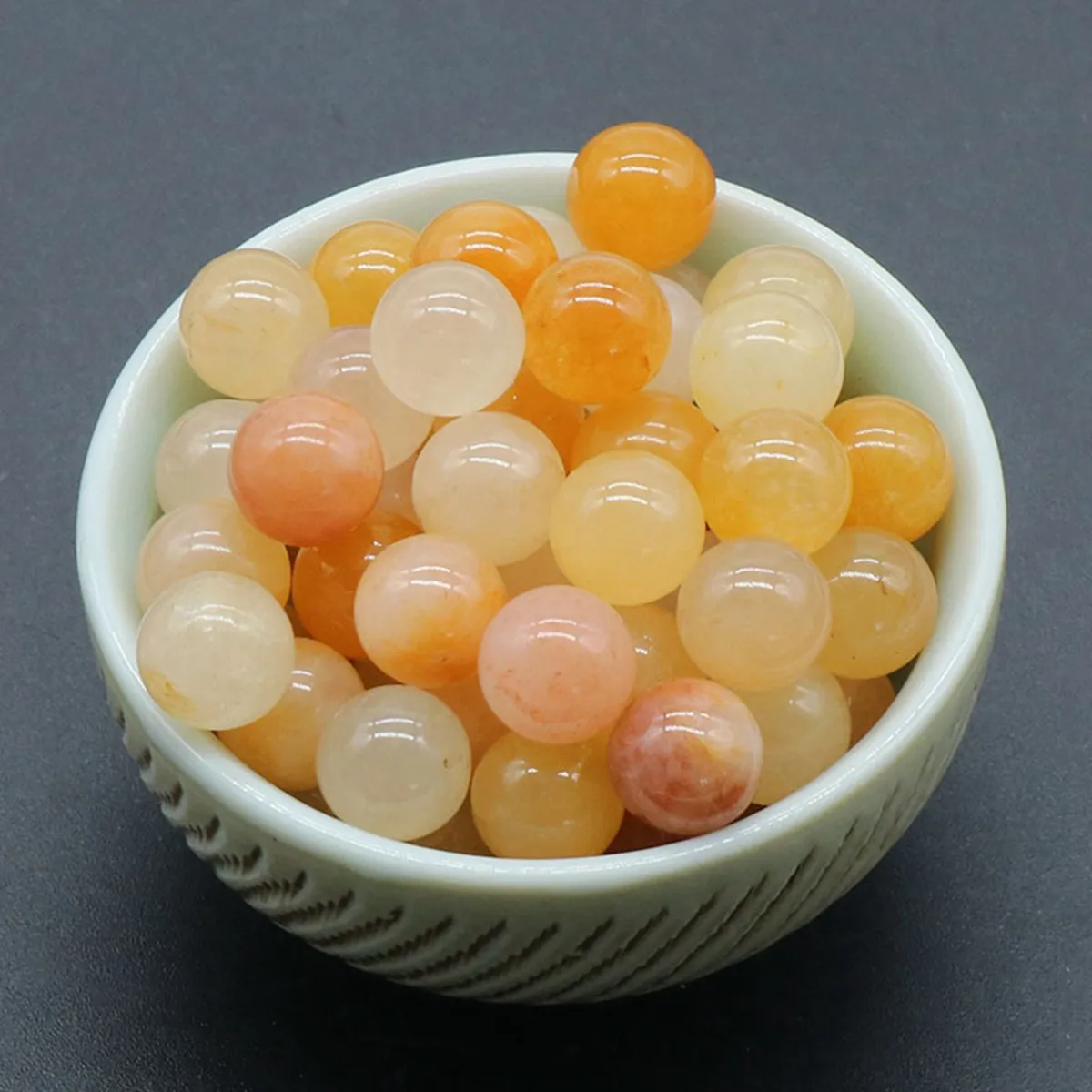 8MM Yellow Jade Chakra Balls 10PCS for Stress Relief Meditation Balancing Home Decoration Bulks Crystal Spheres Polished
8MM Yellow Jade Chakra Balls 10PCS for Stress Relief Meditation Balancing Home Decoration Bulks Crystal Spheres Polished