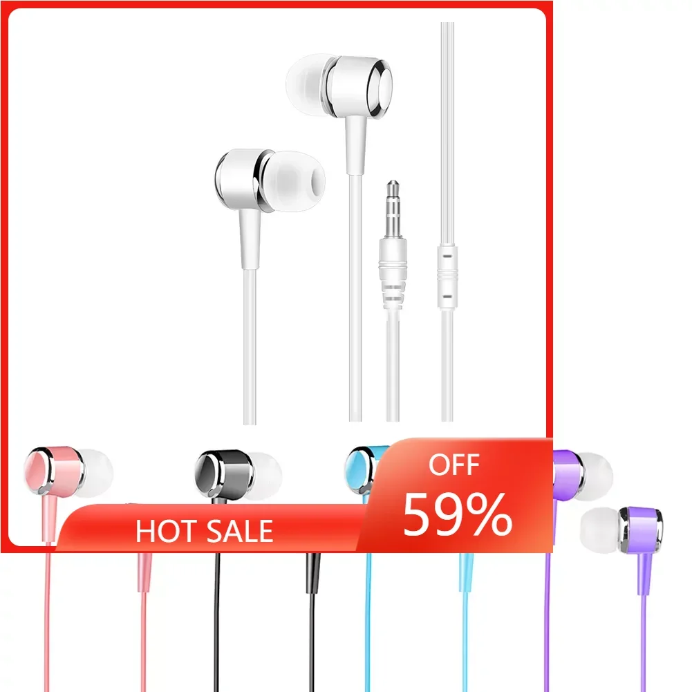 Wired Universal In-Ear Earbuds Headsets Music Earphones 3.5mm Plug Stereo Earphone for Phone PC Laptop Tablet MP3
Wired Universal In-Ear Earbuds Headsets Music Earphones 3.5mm Plug Stereo Earphone for Phone PC Laptop Tablet MP3