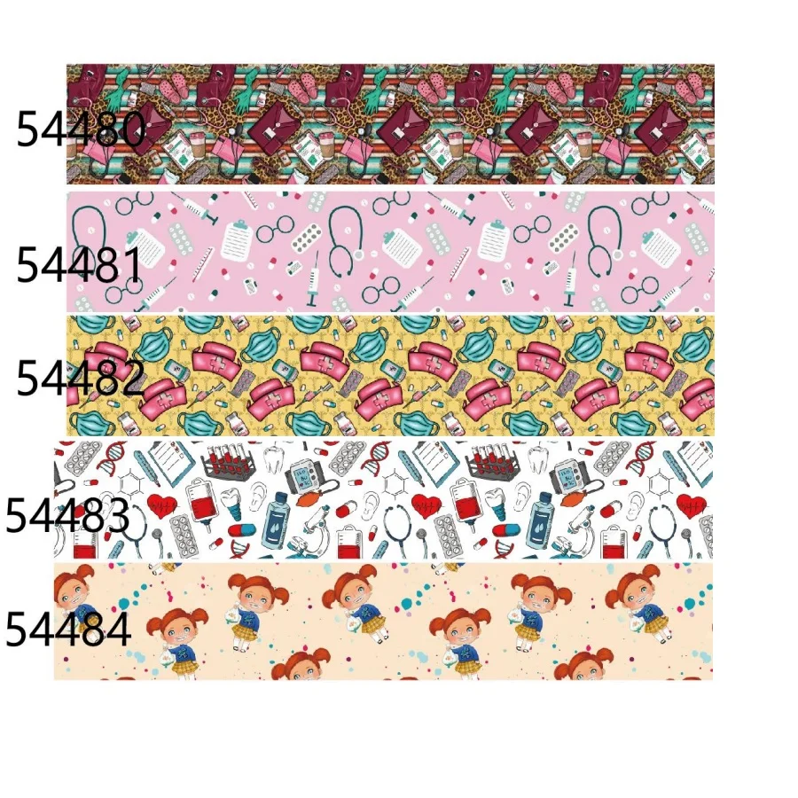Printed Medical Treatment Grosgrain Ribbon Tape for DIY 38mm 50yards Hairbows Handmade Materials
Printed Medical Treatment Grosgrain Ribbon Tape for DIY 38mm 50yards Hairbows Handmade Materials