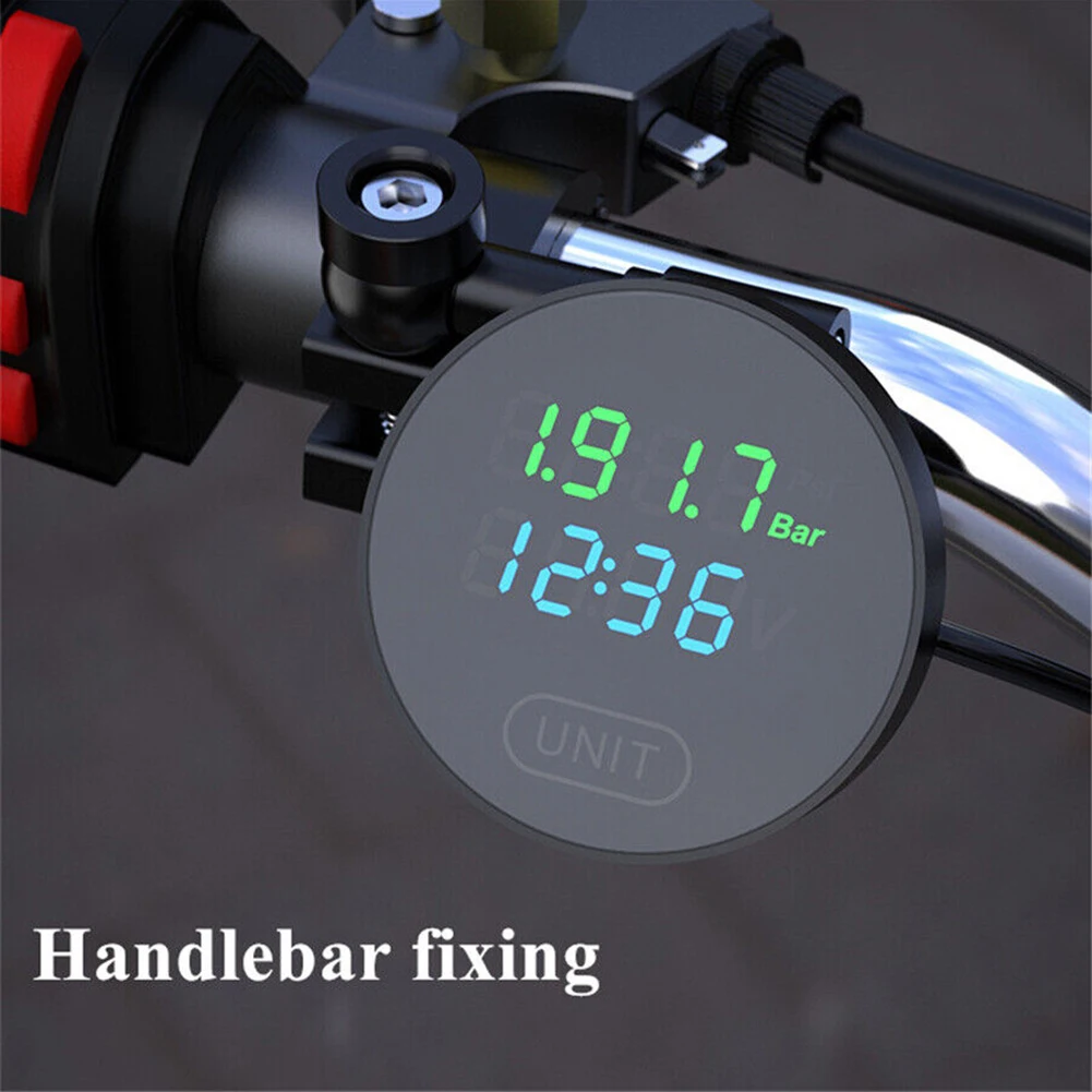 12V TPMS LCD Motorcycle Tire Pressure Monitoring System With 2 External Sensors IP65 Waterproof Monitor Tire Pressure
12V TPMS LCD Motorcycle Tire Pressure Monitoring System With 2 External Sensors IP65 Waterproof Monitor Tire Pressure
