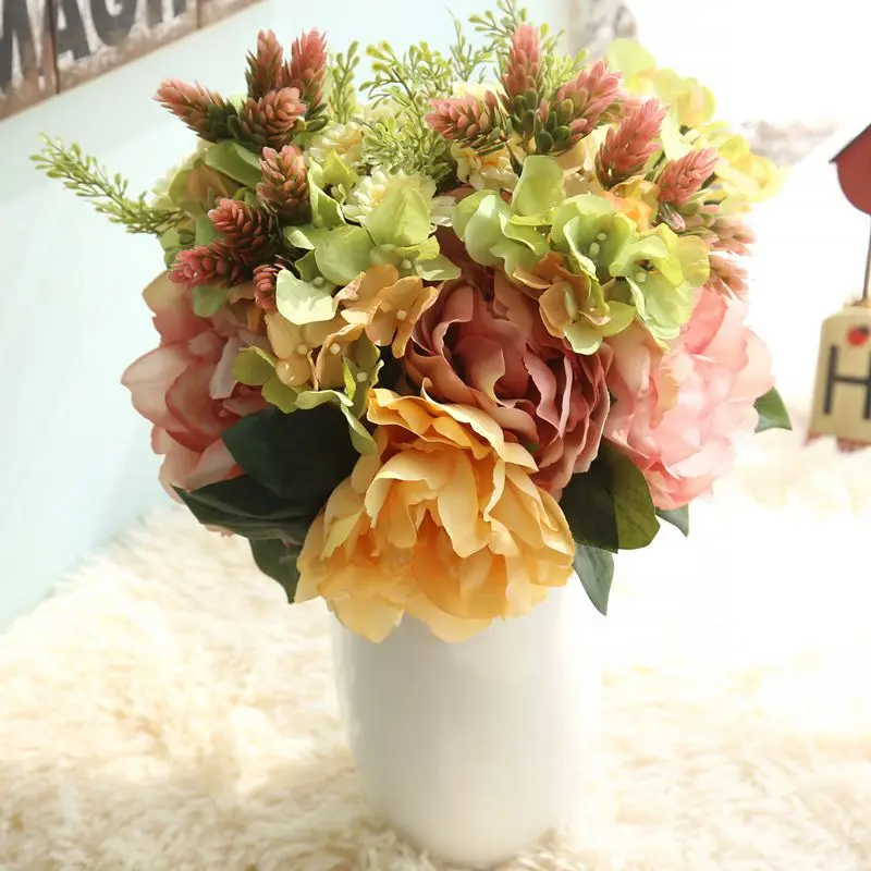 Artificial Rose Flowers Hydrangea Hands Holding Silk Flower Bridal Bridesmaid Bouquet Latex Real Touch Floral Wedding Party
Artificial Rose Flowers Hydrangea Hands Holding Silk Flower Bridal Bridesmaid Bouquet Latex Real Touch Floral Wedding Party