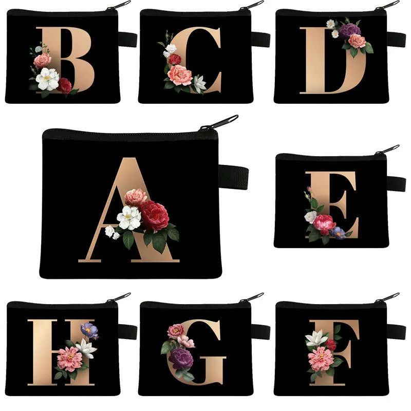 26 Letters Floral Creative Small Coin Purse Children's Fashion Printed Coin Bag Trendy Key Bag Document Bag Female
26 Letters Floral Creative Small Coin Purse Children's Fashion Printed Coin Bag Trendy Key Bag Document Bag Female
