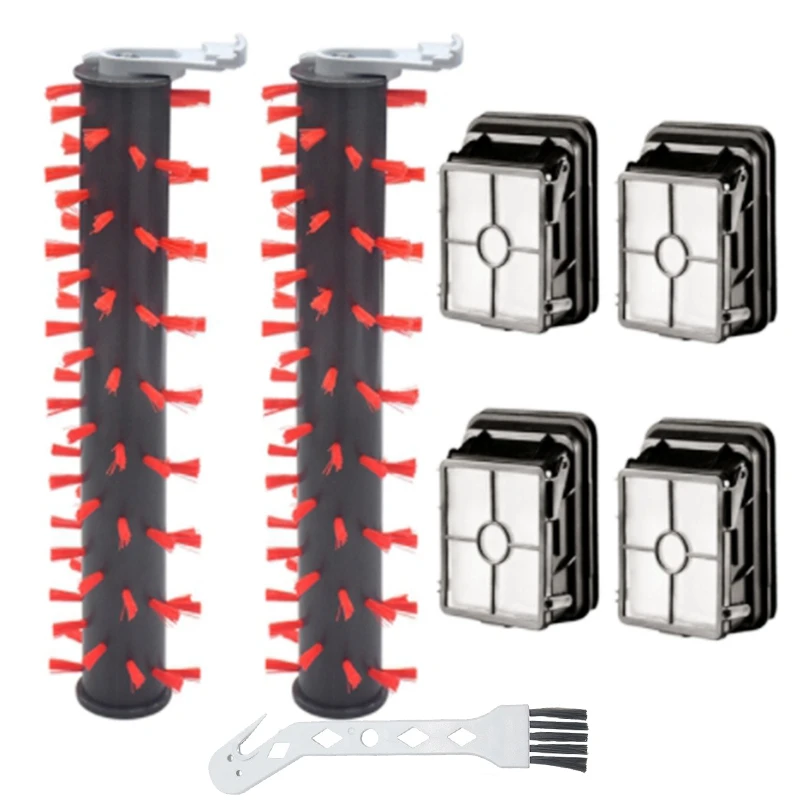 2554A Roller Brush Filter Set For Bissell Crosswave Cordless 2554 2590 2593 2596 Wet Dry Vacuum Cleaner Parts
2554A Roller Brush Filter Set For Bissell Crosswave Cordless 2554 2590 2593 2596 Wet Dry Vacuum Cleaner Parts