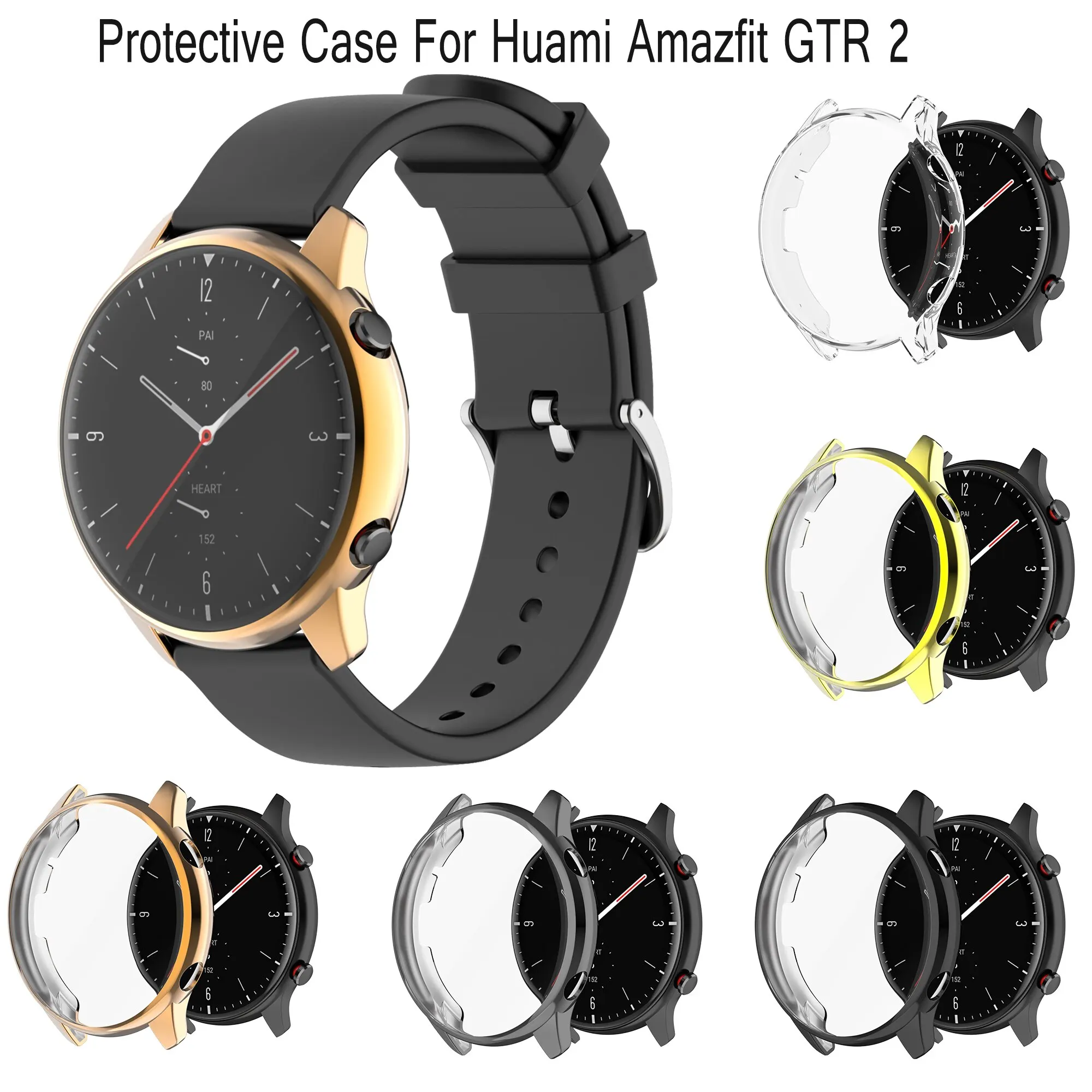 Новый защитный чехол для экрана для смарт-часов Huami Amazfit GTR 2e, защитный чехол с полным покрытием из ТПУ для смарт-часов Huami Amazfit GTR 2
Новый защитный чехол для экрана для смарт-часов Huami Amazfit GTR 2e, защитный чехол с полным покрытием из ТПУ для смарт-часов Huami Amazfit GTR 2