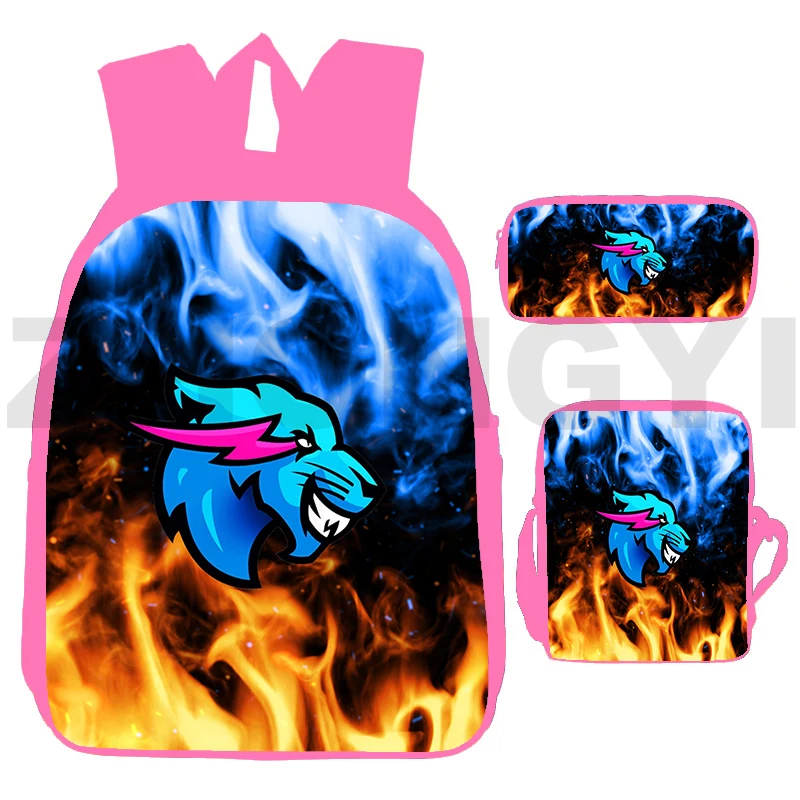 3D Mr Beast School Back Pack Anime 3 Pcs/ Set Travel Bag Lightning Cat Cartoon Mr Beast Backpacks for School Teenagers Girls
3D Mr Beast School Back Pack Anime 3 Pcs/ Set Travel Bag Lightning Cat Cartoon Mr Beast Backpacks for School Teenagers Girls