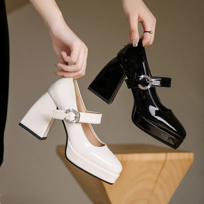 2022 Platform Heels Chunky Sandals Women's Shoes With Straps Shallow Mouth Square Toe Footwear All-Match Branded Pumps Mary Jane
2022 Platform Heels Chunky Sandals Women's Shoes With Straps Shallow Mouth Square Toe Footwear All-Match Branded Pumps Mary Jane