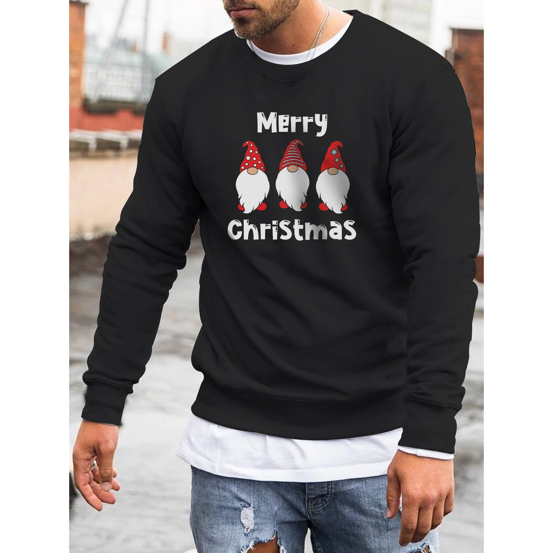 Рубашка Rheaclot с надписью Merry Christmas Мужская Повседневная модная рубашка с длинным рукавом
Рубашка Rheaclot с надписью Merry Christmas Мужская Повседневная модная рубашка с длинным рукавом