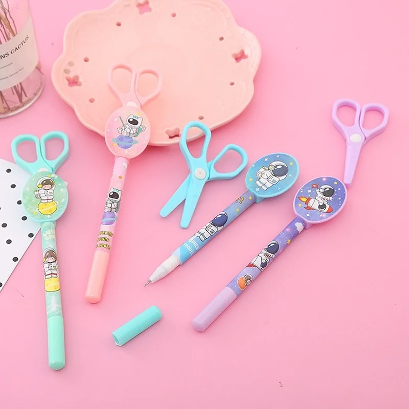 Kawaii Sanrio Spaceman Scissors Neutral Pen Animation Fun Student Children Handmade Water Pen Office Stationery Signature Pen
Kawaii Sanrio Spaceman Scissors Neutral Pen Animation Fun Student Children Handmade Water Pen Office Stationery Signature Pen