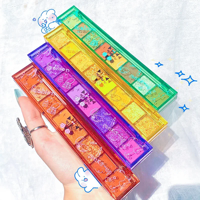 8 Colors Shimmer Eyeshadow Palette Waterproof Glitter Diamond Pigment Eye Shadows Powder Eyes Matte Sequins Makeup Cosmetic
8 Colors Shimmer Eyeshadow Palette Waterproof Glitter Diamond Pigment Eye Shadows Powder Eyes Matte Sequins Makeup Cosmetic