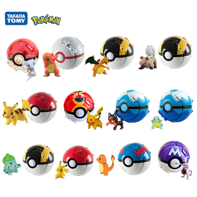 20 Styles Pokemon Elf Ball Anime Figure Pikachu Charizard Mewtwo Mew Pokeball Pocket Monster Variant Toy Cute Action Model Gifts
20 Styles Pokemon Elf Ball Anime Figure Pikachu Charizard Mewtwo Mew Pokeball Pocket Monster Variant Toy Cute Action Model Gifts