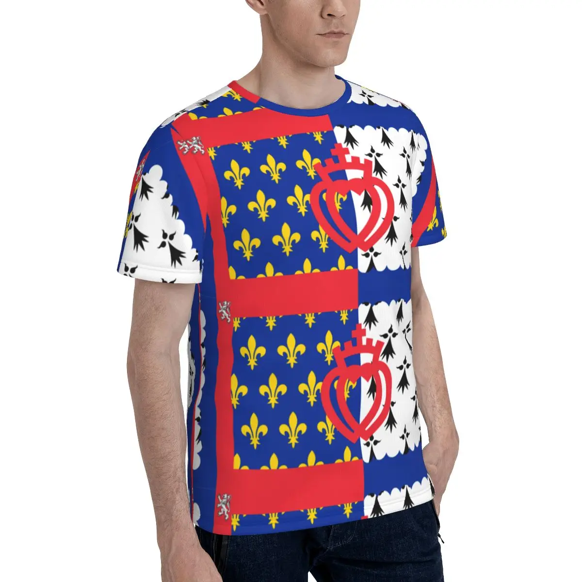 Promo Baseball Unofficial Flag Of Pays-de-la-Loire T-shirt Novelty Men's T Shirt Nerd Flags of the regions of France Tops Tees
Promo Baseball Unofficial Flag Of Pays-de-la-Loire T-shirt Novelty Men's T Shirt Nerd Flags of the regions of France Tops Tees
