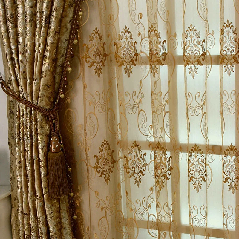 2023 Luxury Golden Curtains for Living Room Bedroom Floor Floating Window Velvet Blackout Fabric Custom Home Decor Tulle Screens
2023 Luxury Golden Curtains for Living Room Bedroom Floor Floating Window Velvet Blackout Fabric Custom Home Decor Tulle Screens
