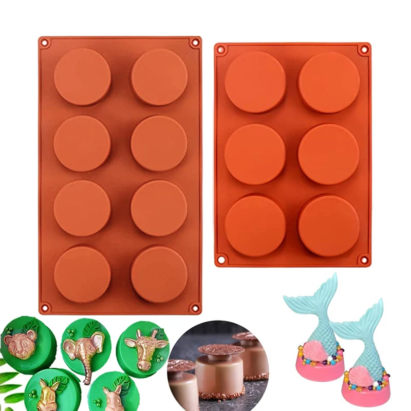 2 Pack Cylinder Silicone Mold Round Chocolate Covered Oreos Cookie Mould For Sandwich Cheesecake Soap Jello Cupcake Kitchen Tool
2 Pack Cylinder Silicone Mold Round Chocolate Covered Oreos Cookie Mould For Sandwich Cheesecake Soap Jello Cupcake Kitchen Tool