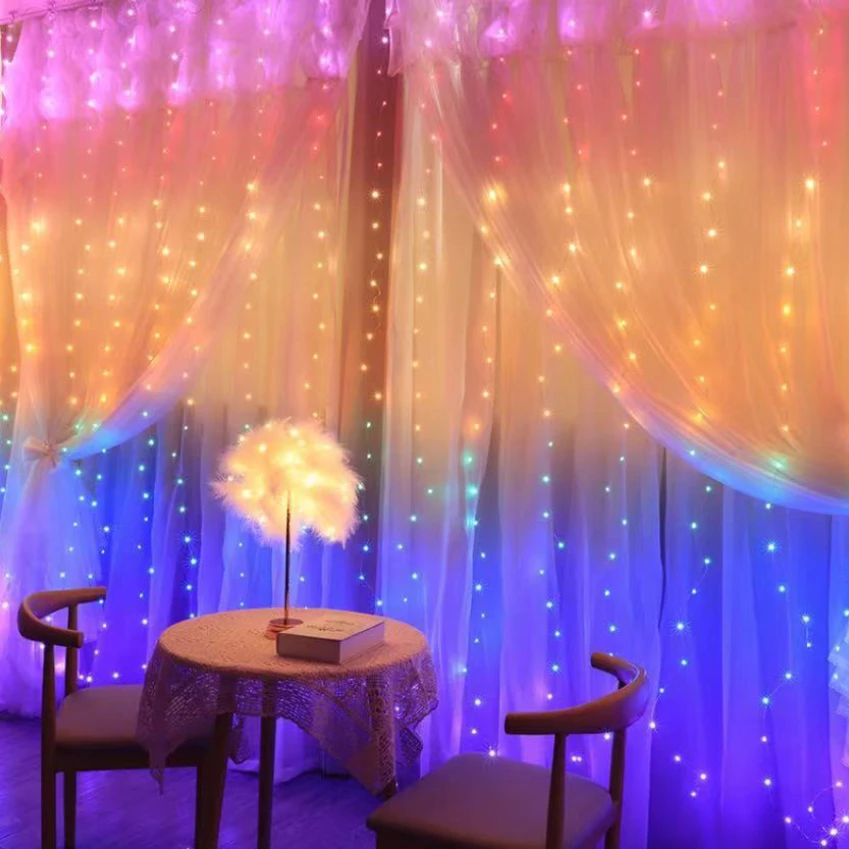 LED Luminescent Curtain Light Bedroom Atmosphere Decoration Light, Christmas Room Birthday Party Decoration Light Girl Princess
LED Luminescent Curtain Light Bedroom Atmosphere Decoration Light, Christmas Room Birthday Party Decoration Light Girl Princess