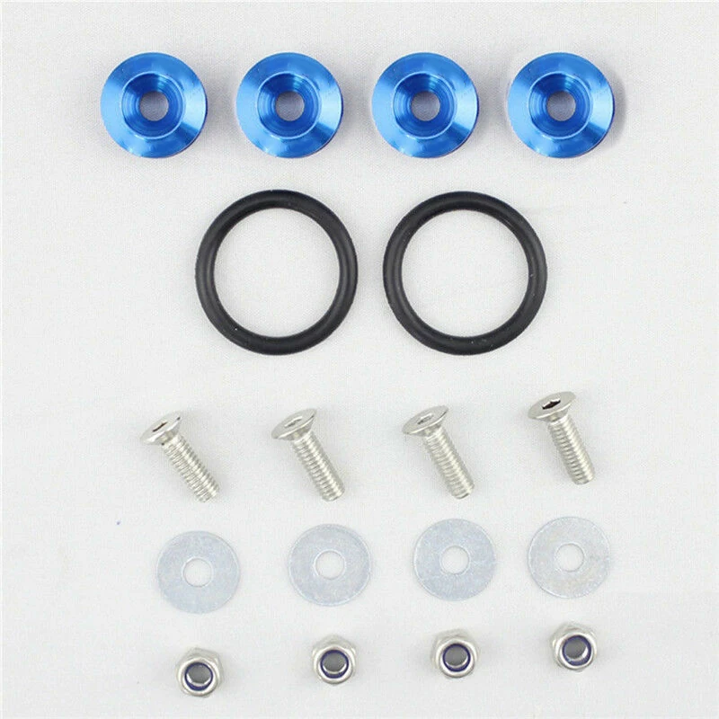 Universal Quick Release Fasteners & O-ring Kit for Car Bumpers Trunk Fender Hatch Lids Kit
Universal Quick Release Fasteners & O-ring Kit for Car Bumpers Trunk Fender Hatch Lids Kit
