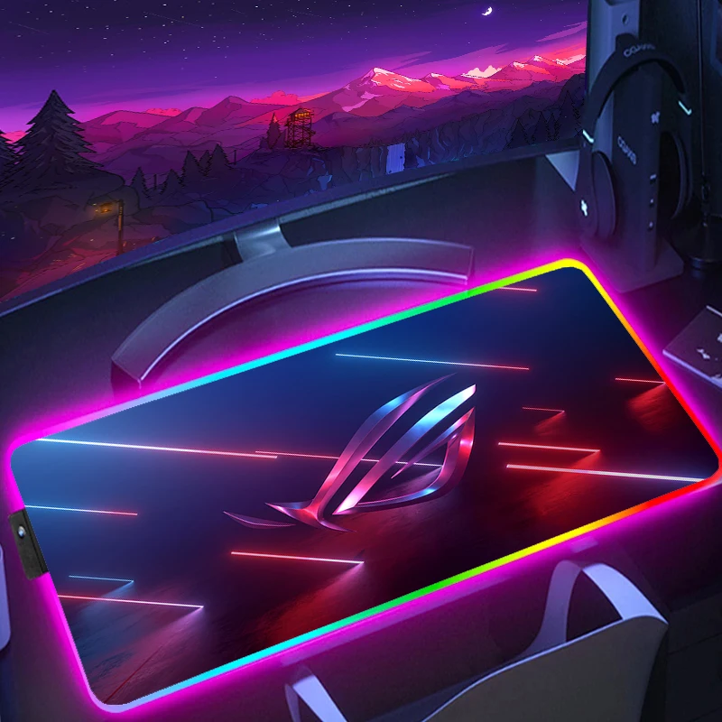 RGB Game Mouse Mat Asus Rog Gaming Mousepad Large Non-Slip Mouse Pad XXL Gamer Locking Edge Keyboard Pad LED Rubber Accessories
RGB Game Mouse Mat Asus Rog Gaming Mousepad Large Non-Slip Mouse Pad XXL Gamer Locking Edge Keyboard Pad LED Rubber Accessories