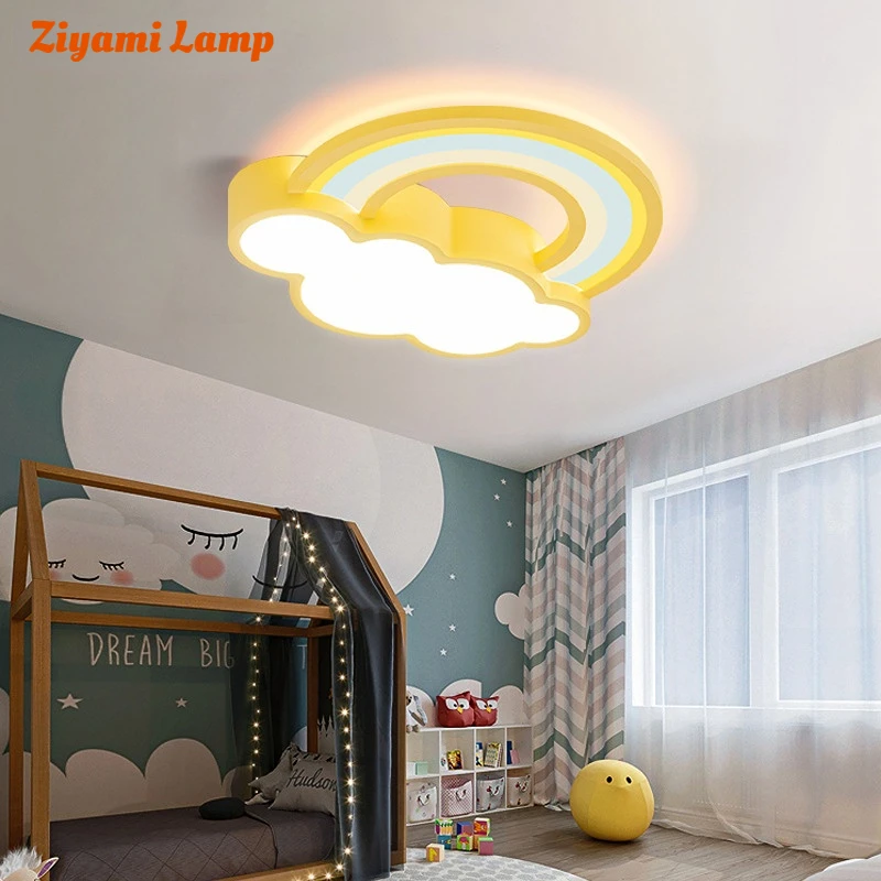 Modern Cartoon LED Ceiling Lamp Children Room Lighting Living Bedroom Cloud Rainbow Nordic Hotel Apartment Interior Decor Light
Modern Cartoon LED Ceiling Lamp Children Room Lighting Living Bedroom Cloud Rainbow Nordic Hotel Apartment Interior Decor Light