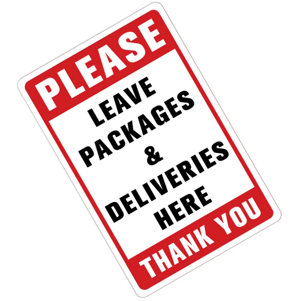 Delivery Sign Pvc Wall Sticker Applique Warning Deliveries Household Here Decal 
Delivery Sign Pvc Wall Sticker Applique Warning Deliveries Household Here Decal