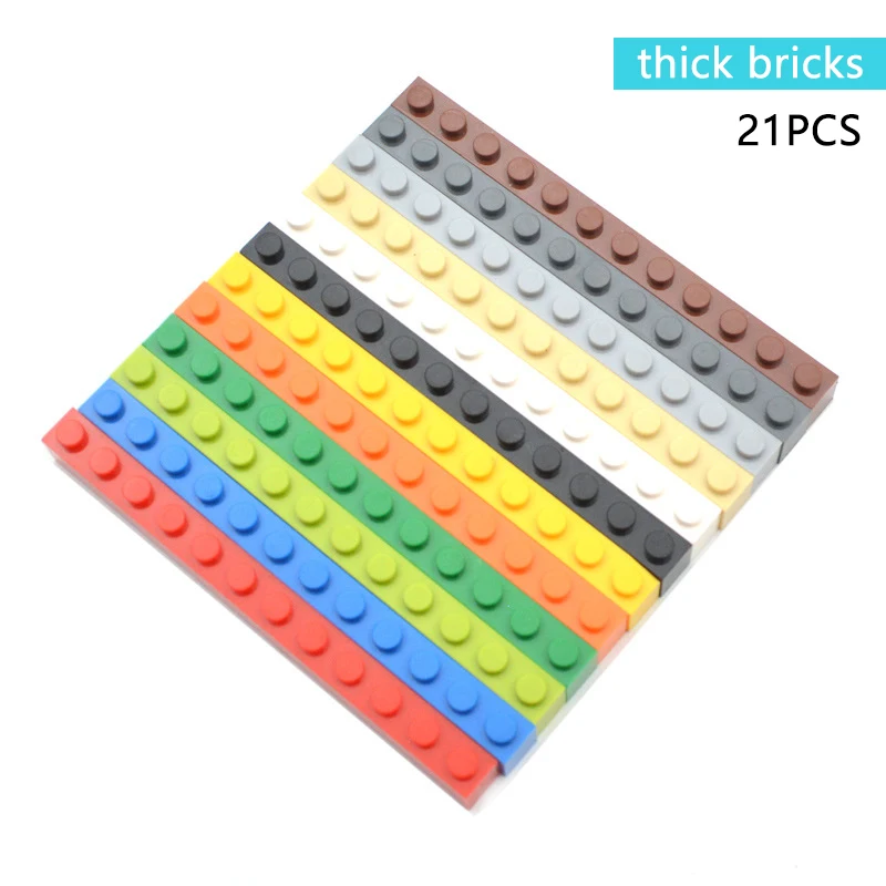 21pcs Building Blocks 1x12 Dots Thick Figures Bricks Educational Creative Size Fit Other Brand Plastic DIY Toys Accessorie6112
21pcs Building Blocks 1x12 Dots Thick Figures Bricks Educational Creative Size Fit Other Brand Plastic DIY Toys Accessorie6112