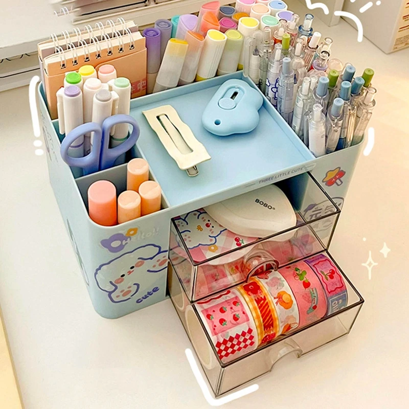 2 Sundries Desktop Cabinet Student Pen Tape Organizer Kawaii Drawer Drawers Accessories Office Ins Box Stationery Hair Storage 
2 Sundries Desktop Cabinet Student Pen Tape Organizer Kawaii Drawer Drawers Accessories Office Ins Box Stationery Hair Storage