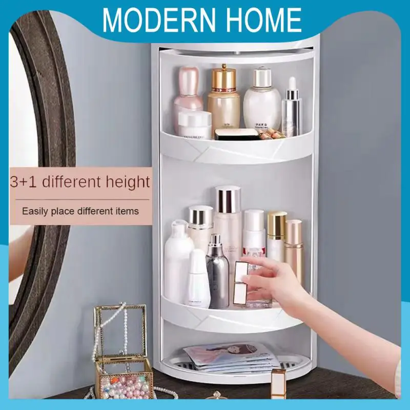 Multichamber Easy To Clean Wall-mounted Shelf 360 Rotation Multi-layer Storage Rack Household Bathroom Storage Accessories
Multichamber Easy To Clean Wall-mounted Shelf 360 Rotation Multi-layer Storage Rack Household Bathroom Storage Accessories