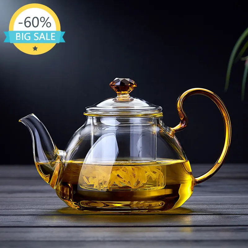 Filter Kung Fu Glass Tea Pot Infuser Set Cup Hot Water Glass Tea Pot Heat Resistant Heat Base Electric Bouilloire Teaware
Filter Kung Fu Glass Tea Pot Infuser Set Cup Hot Water Glass Tea Pot Heat Resistant Heat Base Electric Bouilloire Teaware