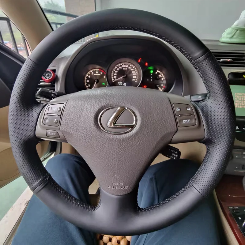 Чехол рулевого колеса автомобиля черная натуральная кожа для Lexus IS IS250 IS250C IS300 IS350 IS300C IS350C F спортивные автомобильные аксессуары
Чехол рулевого колеса автомобиля черная натуральная кожа для Lexus IS IS250 IS250C IS300 IS350 IS300C IS350C F спортивные автомобильные аксессуары