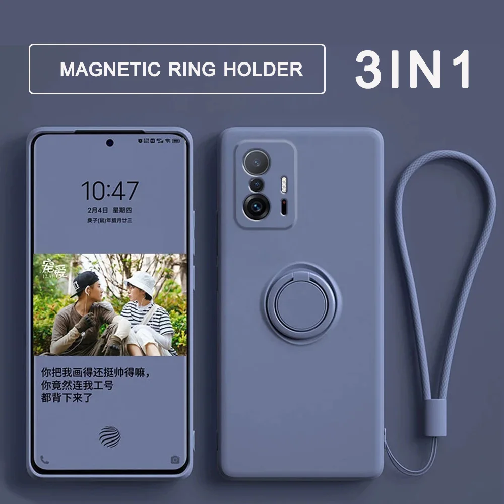 Liquid Silicone Case For Xiaom Redmi Note 10 Pro Case Ring Holder Poco X3 Pro F3 Redmi Note 9 Pro 9S 10S Mi 11 Lite 11T Cover
Liquid Silicone Case For Xiaom Redmi Note 10 Pro Case Ring Holder Poco X3 Pro F3 Redmi Note 9 Pro 9S 10S Mi 11 Lite 11T Cover