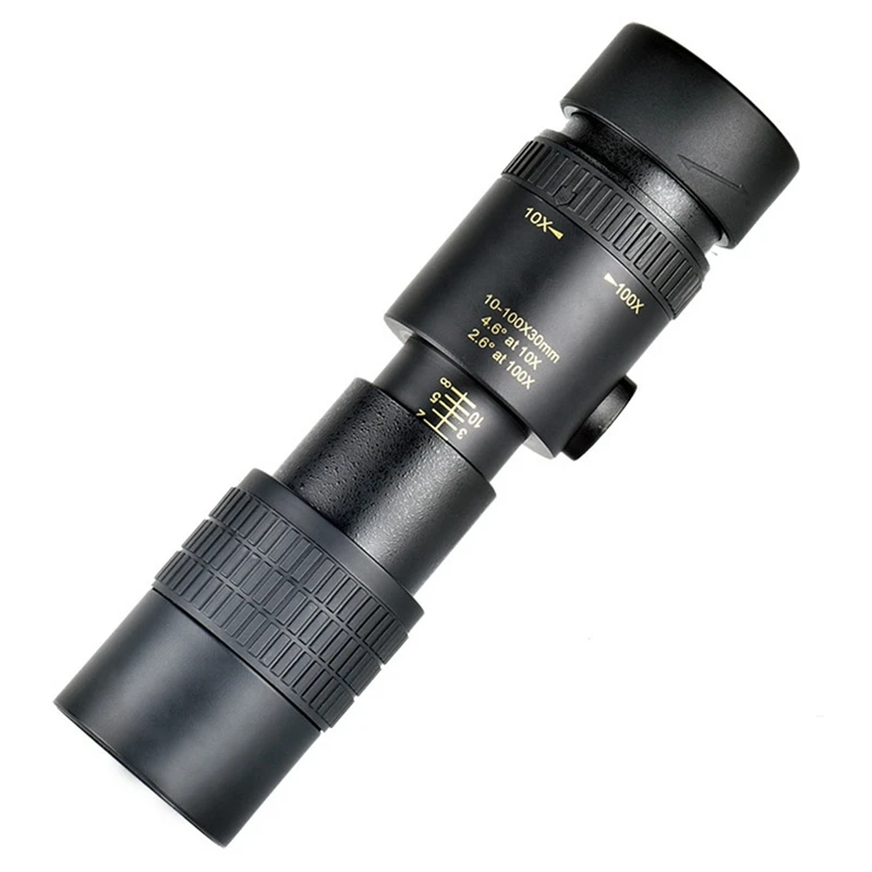 Monocular Telescope 4K 10-300X30mm Super Telephoto Zoom,Retractable Eyepiece with Smartphone Holder&Tripod BAK4 Prism
Monocular Telescope 4K 10-300X30mm Super Telephoto Zoom,Retractable Eyepiece with Smartphone Holder&Tripod BAK4 Prism