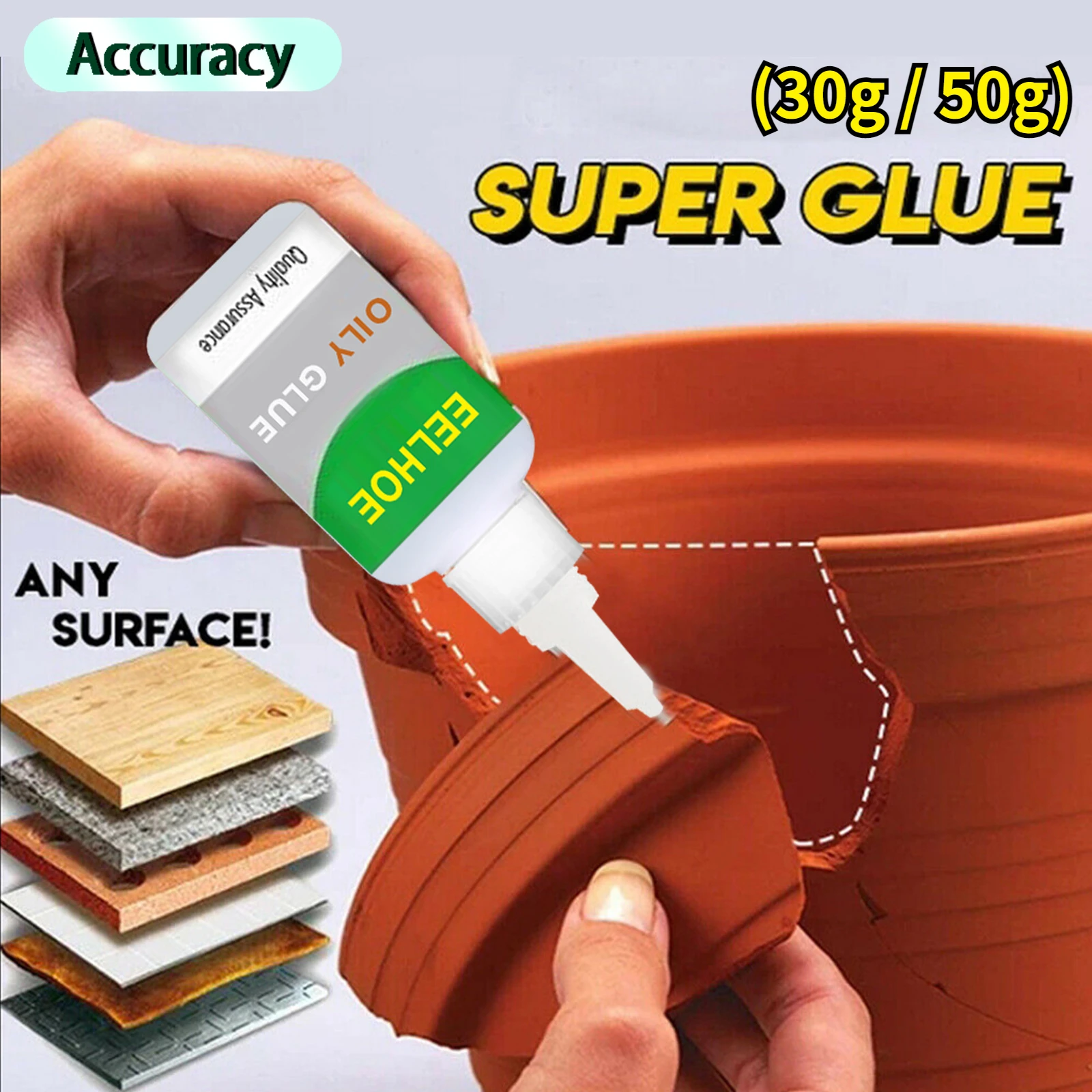 

Multifunction Strong Instant Super Repair Glue Adhesive Liquid for Wood Rubber Leather Paper Tiles Ceramics Plastic Toy Bonding