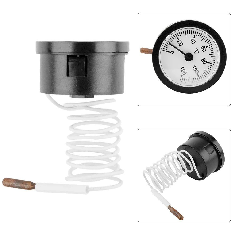 Dial Thermometer With Sensor Capillary Gauge 0-120°C For Water Liquid & Oil Home Accessories For Measuring Water Temperature
Dial Thermometer With Sensor Capillary Gauge 0-120°C For Water Liquid & Oil Home Accessories For Measuring Water Temperature