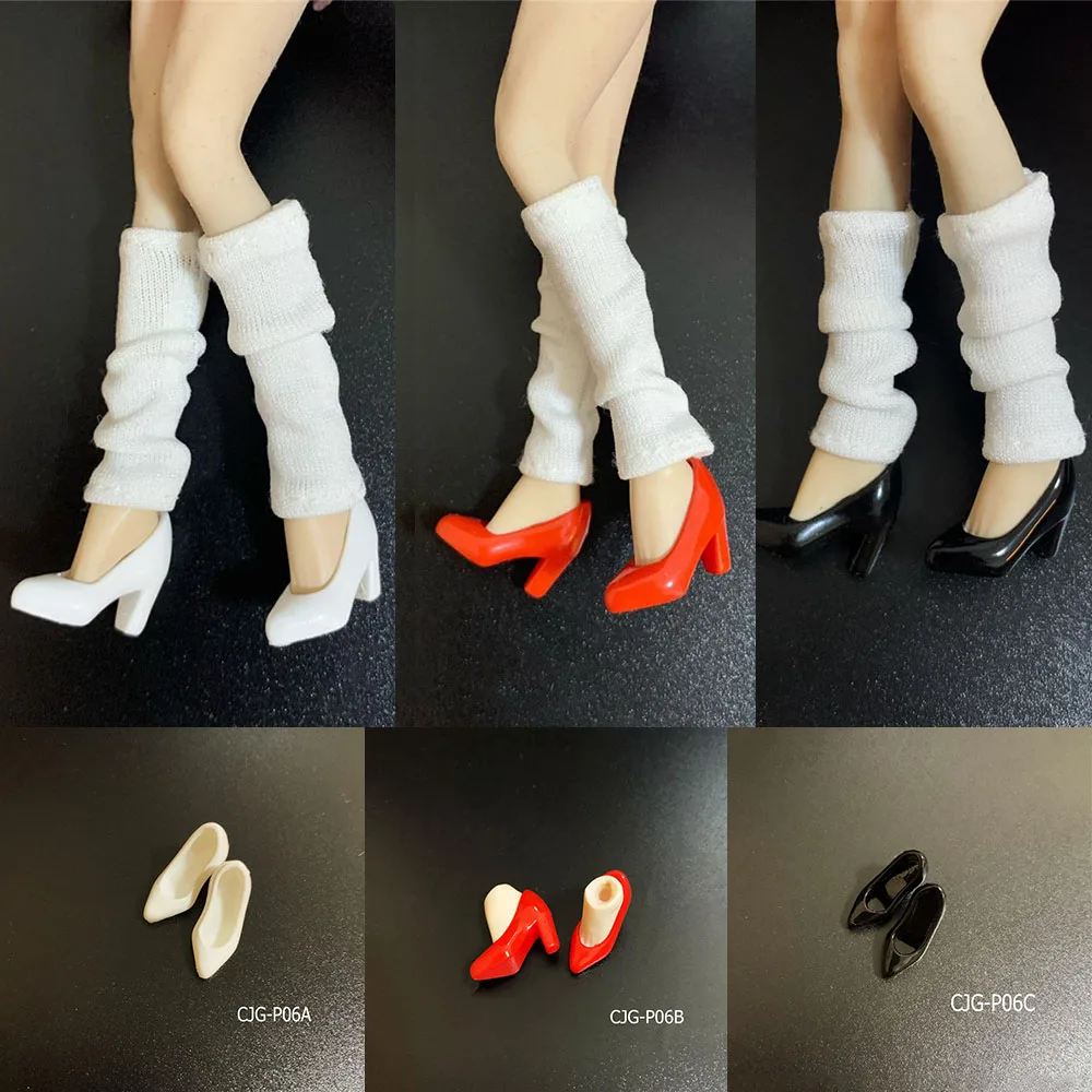 CJG-P06 1/12 Scale Female Black/White/Red High-heeled Shoes Fit For 6" Figure Action Model Doll Body Accessories
CJG-P06 1/12 Scale Female Black/White/Red High-heeled Shoes Fit For 6" Figure Action Model Doll Body Accessories