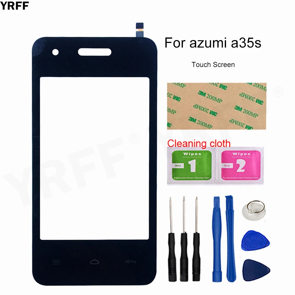 Сенсорная панель A35S для Azumi A35S, сенсорный экран с дигитайзером, переднее стекло, запасные части
Сенсорная панель A35S для Azumi A35S, сенсорный экран с дигитайзером, переднее стекло, запасные части