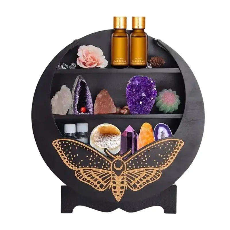 Crystal Display Moth Moon Shelf With Stand Moth Shelf For Crystals Wooden Moon Crystal Floating Shelves Crystal Display Shelf
Crystal Display Moth Moon Shelf With Stand Moth Shelf For Crystals Wooden Moon Crystal Floating Shelves Crystal Display Shelf