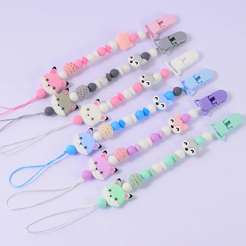 Food Grade Silicone Pacifier Clips Cartoon Animal Infant Nipple Clamp Dummy Holder Nipple Clip Newborns Chew Accessories
Food Grade Silicone Pacifier Clips Cartoon Animal Infant Nipple Clamp Dummy Holder Nipple Clip Newborns Chew Accessories
