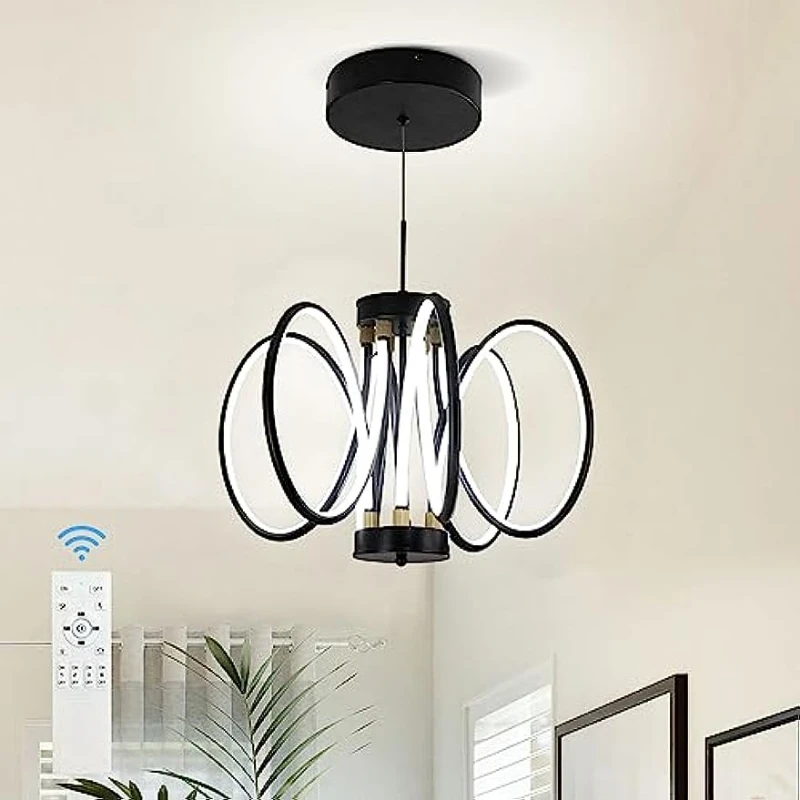 LED Rings Chandelier with Remote Control, Dimmable and Adjustable Modern Chandelier for Living Room
LED Rings Chandelier with Remote Control, Dimmable and Adjustable Modern Chandelier for Living Room