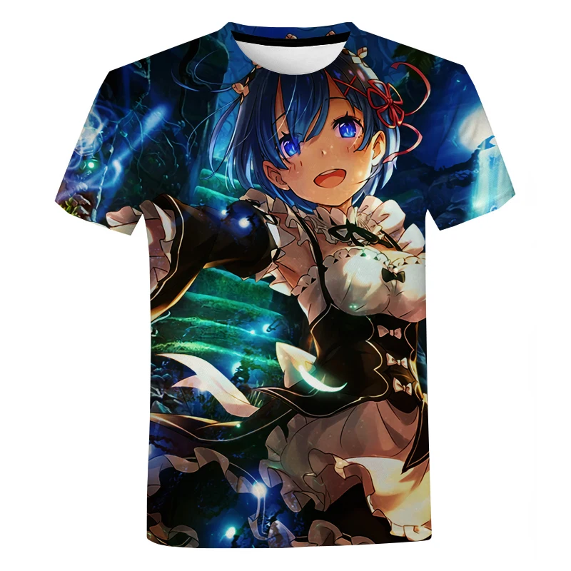 Anime Re Zero 3D Print T Shirt Men Women Streetwear O-Neck Tops Tees Hip Hop Tshirt O-Neck Short Sleeve Sport Tops Unisex
Anime Re Zero 3D Print T Shirt Men Women Streetwear O-Neck Tops Tees Hip Hop Tshirt O-Neck Short Sleeve Sport Tops Unisex